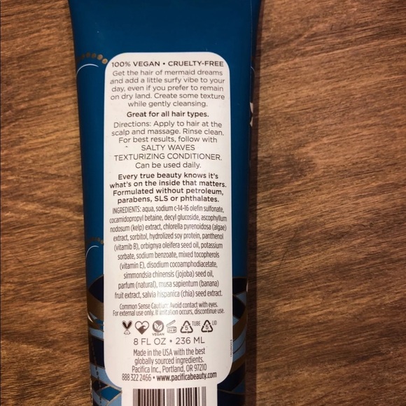 Pacifica salty waves vegan texturizing shampoo - Picture 2 of 3